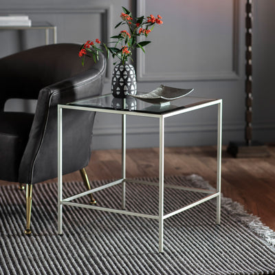 Bodhi Living Furze Side Table Silver House of Isabella UK