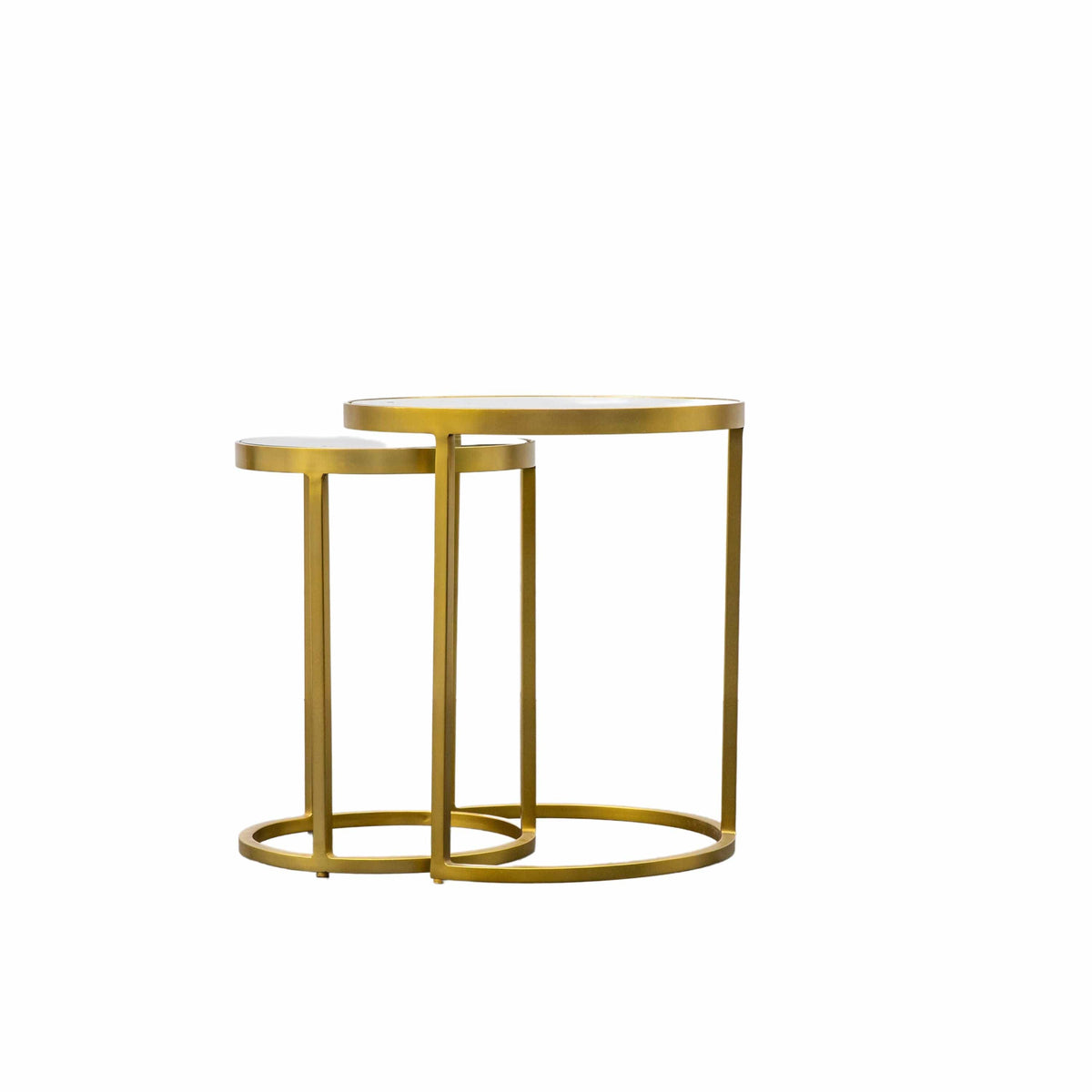 Gaitsgill Nest of Two Tables Gold.