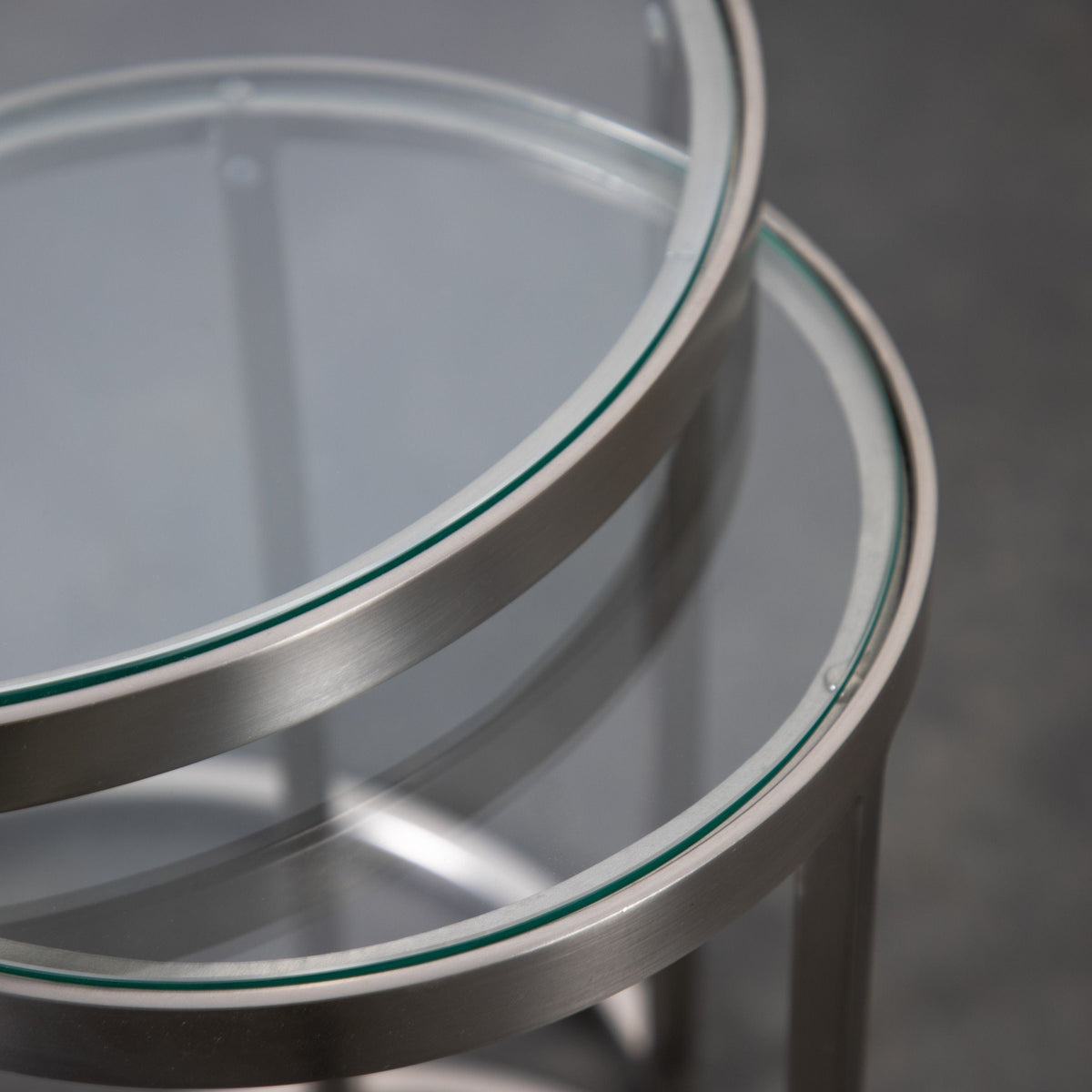 Gaitsgill Nest of Two Tables Silver.