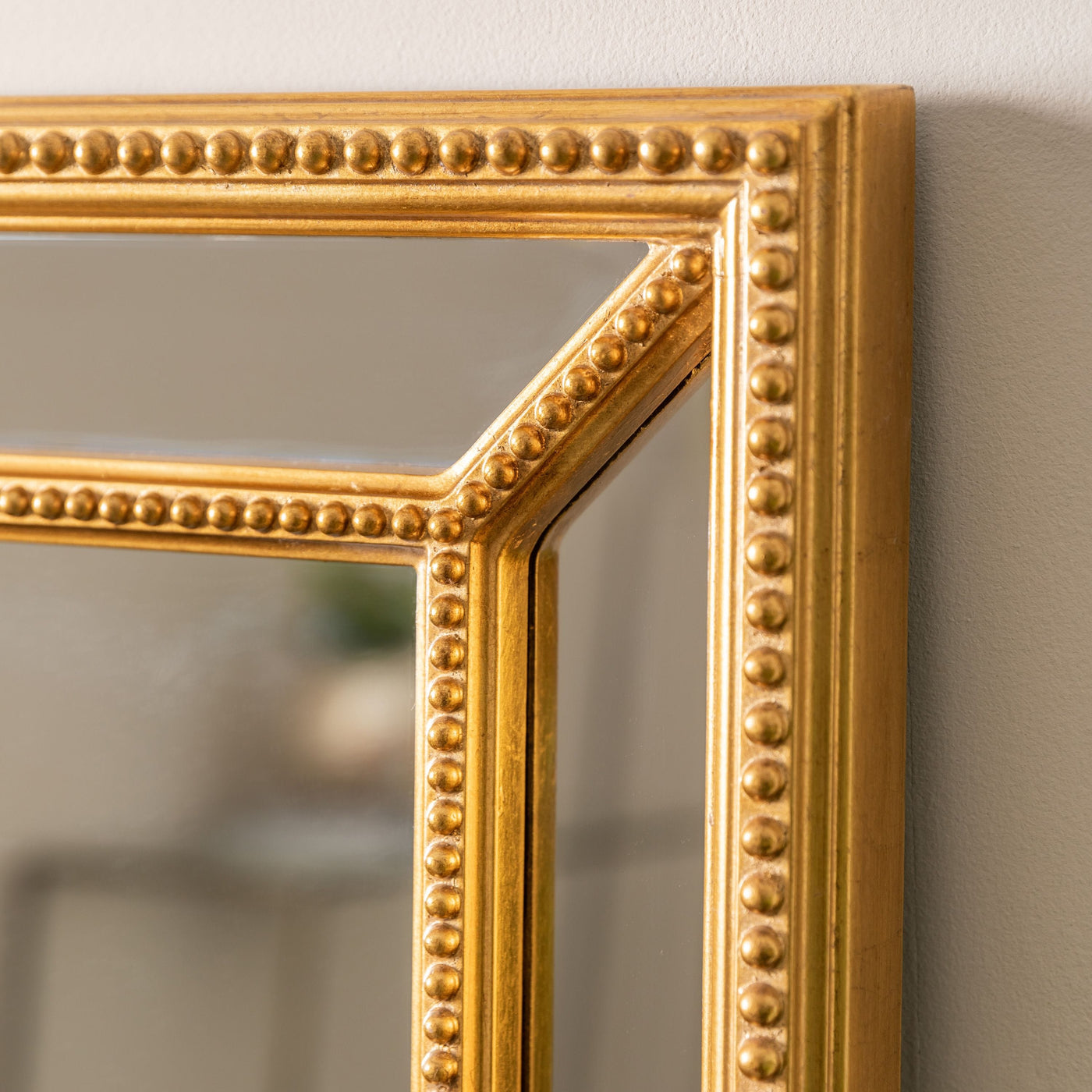 Bodhi Living Grangemouth Rectangle Mirror Gold House of Isabella UK