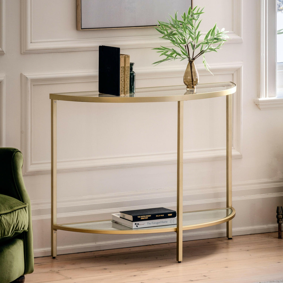 Castlederg Console Table - Bronze.