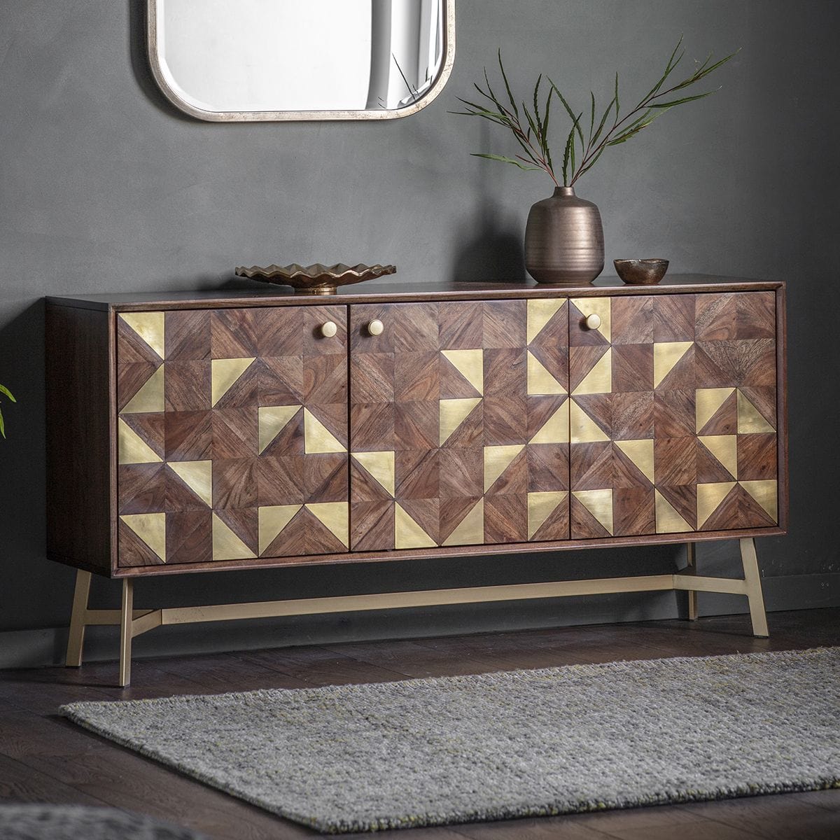 Bodhi Living Hambleden 3 door Sideboard House of Isabella UK