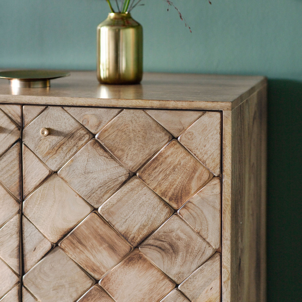 Hayle 2 Door Sideboard Burnt Wax.