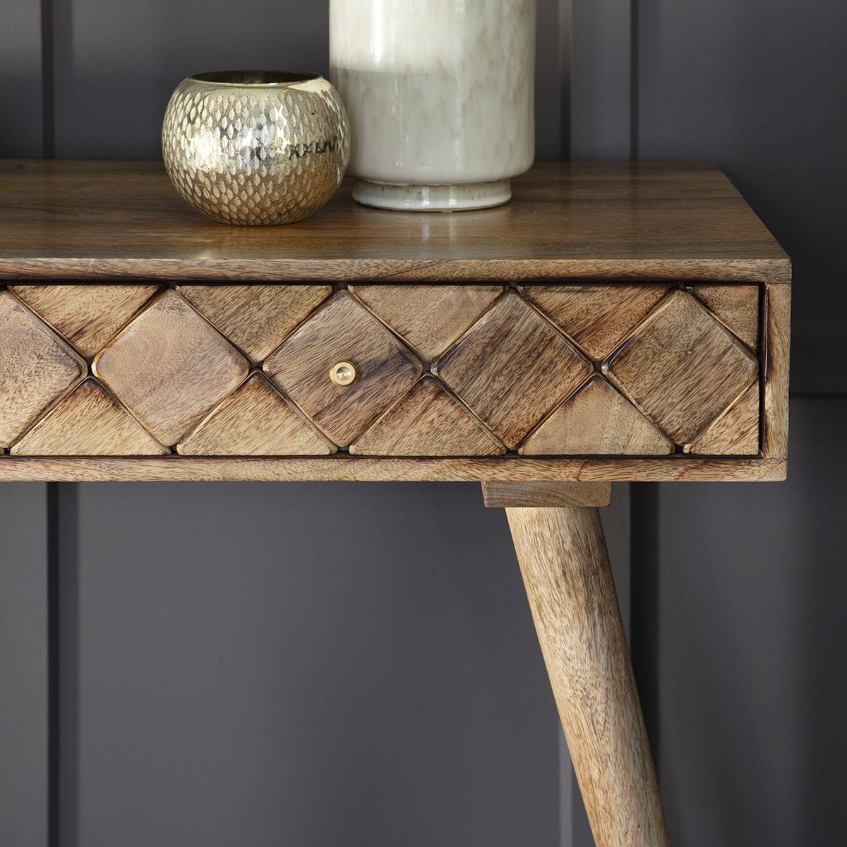 Hayle Console Table Burnt Wax.