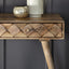 Hayle Console Table Burnt Wax.