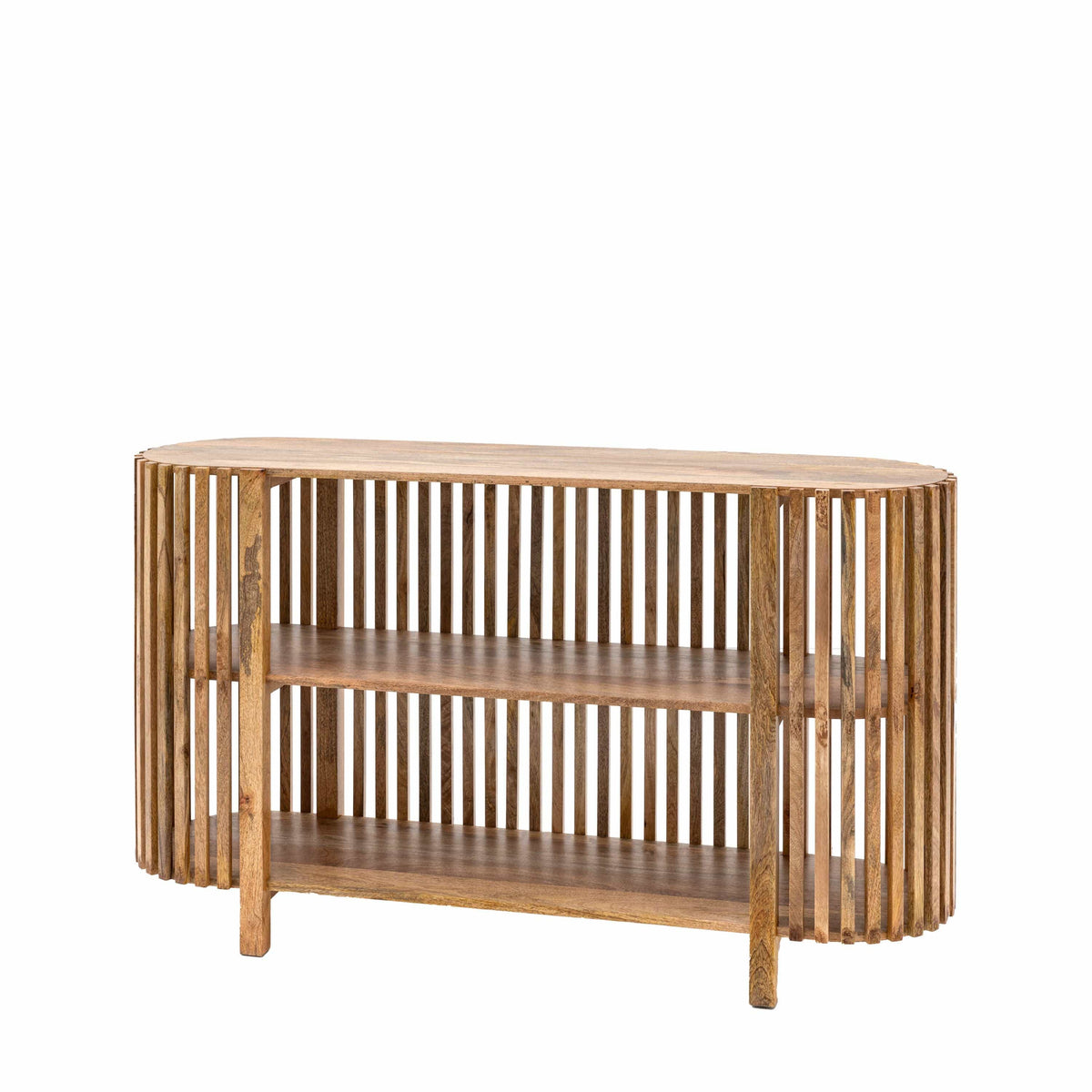 Herodsfoot Slatted Console Table 1400x400x700mm.