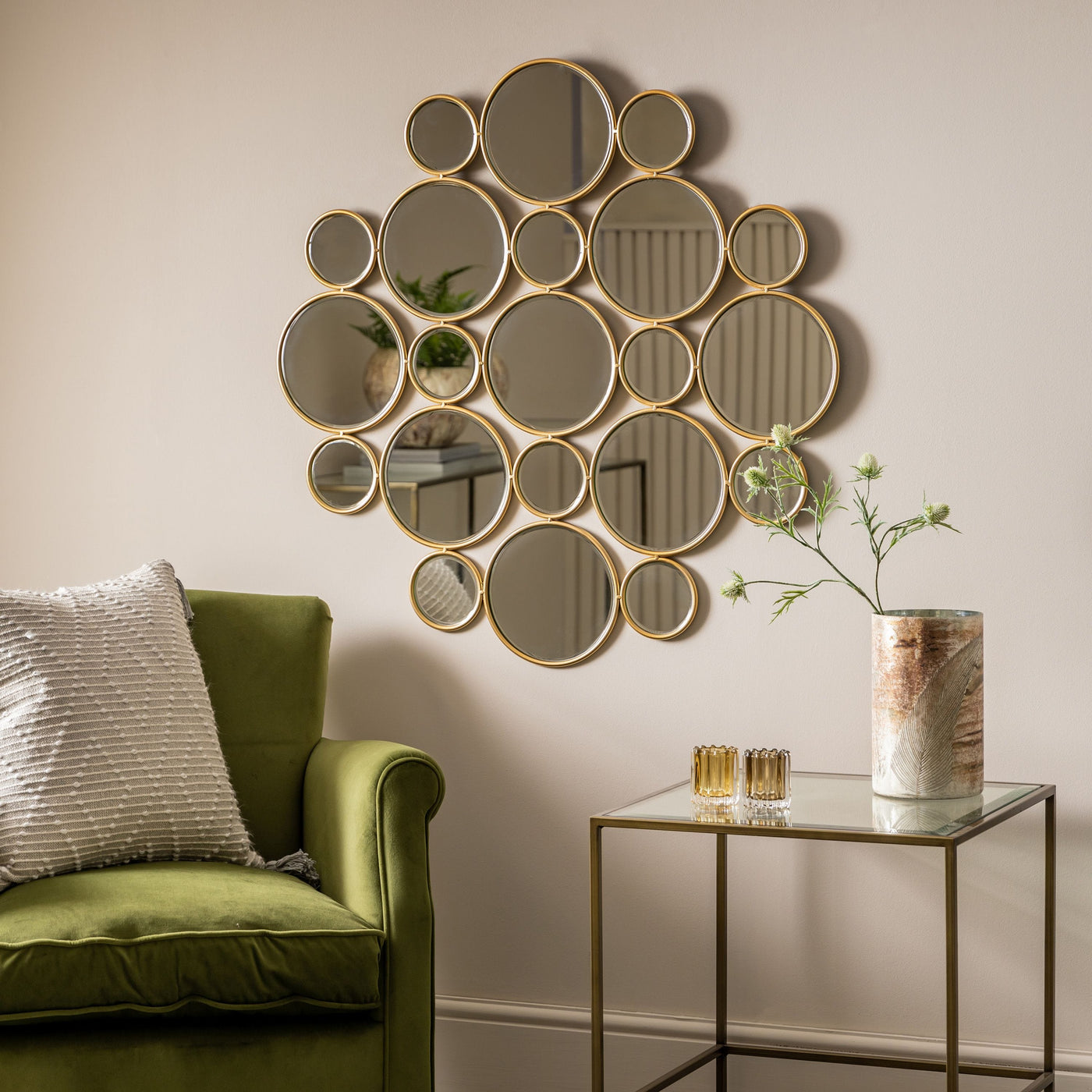 Bodhi Living Hesket Circles Mirror House of Isabella UK