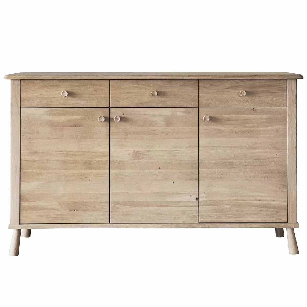 Bodhi Living Holbeach 3 Door 3 Drawer Sideboard House of Isabella UK