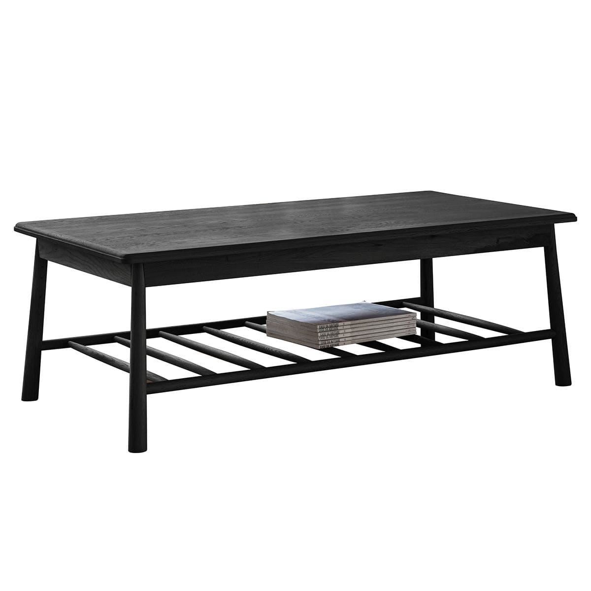 Holbeach Rectangle Coffee Table Black.