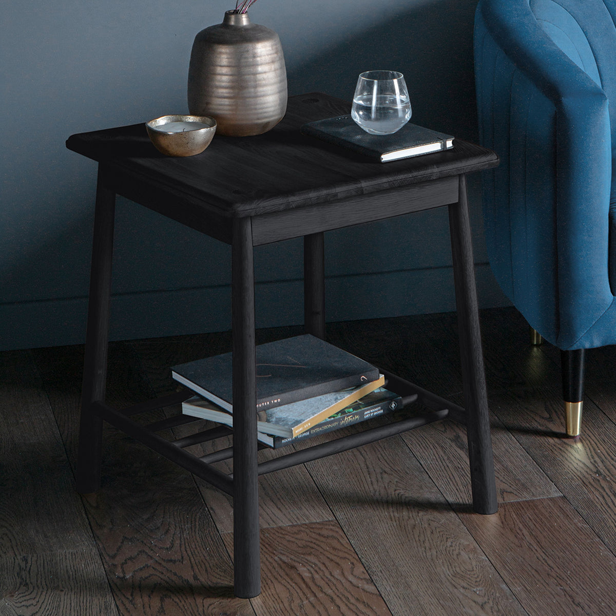 Holbeach Side Table Black.