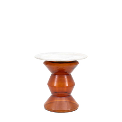 Bodhi Living Horwich Side Table Orange 510x510x510mm House of Isabella UK