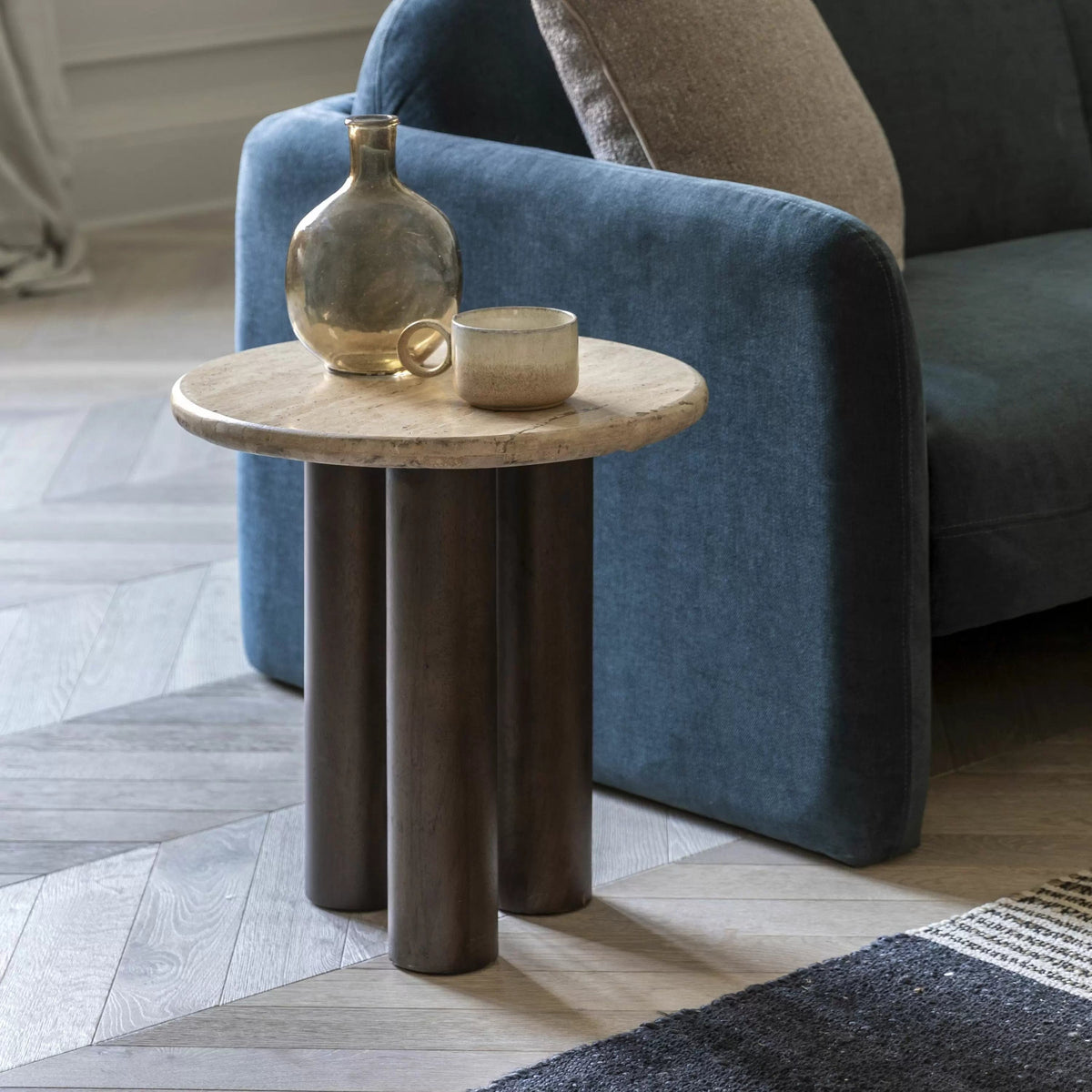 Hulcote Side Table 450x450x490mm.