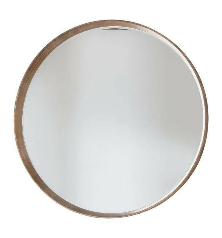 Colwyn Round Mirror Oak.