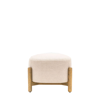 Bodhi Living Knowle Footstool Natural House of Isabella UK