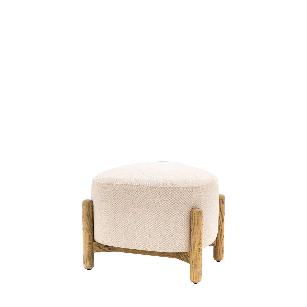 Knowle Footstool Natural.