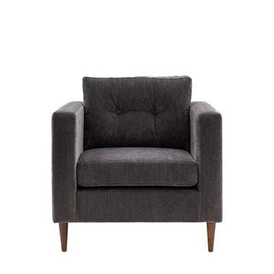 Bodhi Living Millbrook Armchair Charcoal House of Isabella UK