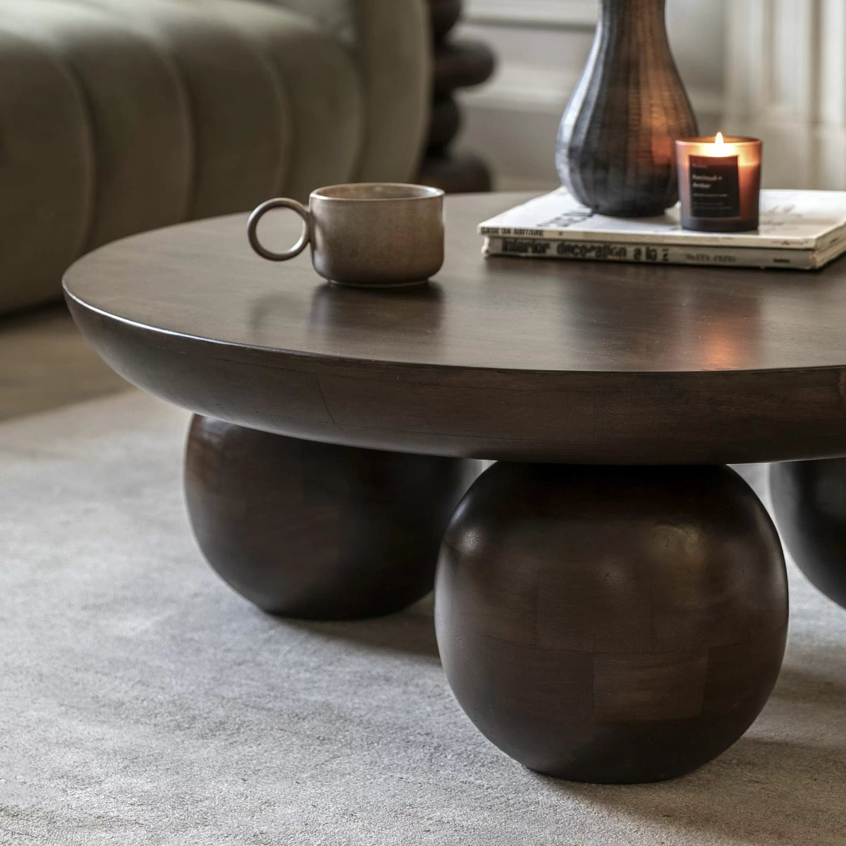 Northstowe Round Coffee Table 900x900x340mm.