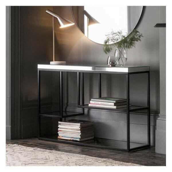 Exmoor Console Table Black W1200 x D360 x H820mm.