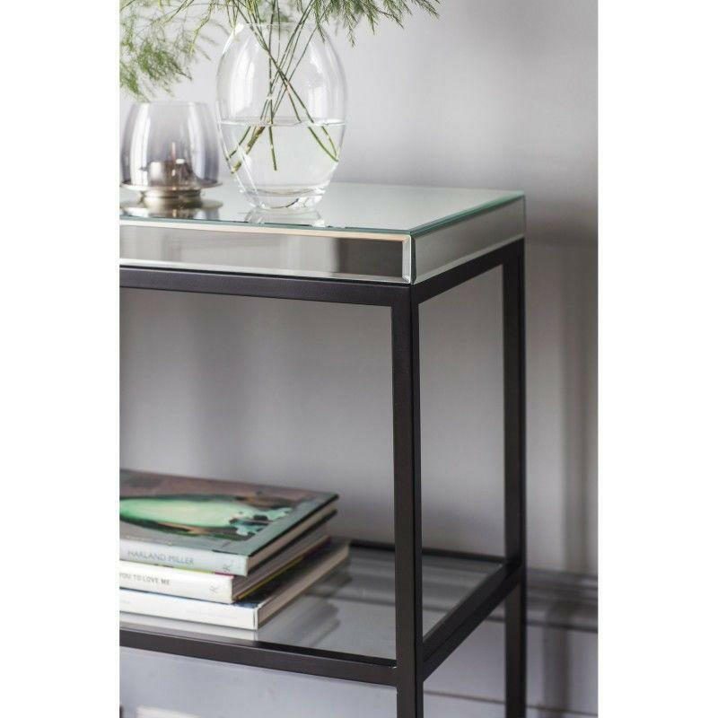 Exmoor Console Table Black W1200 x D360 x H820mm.