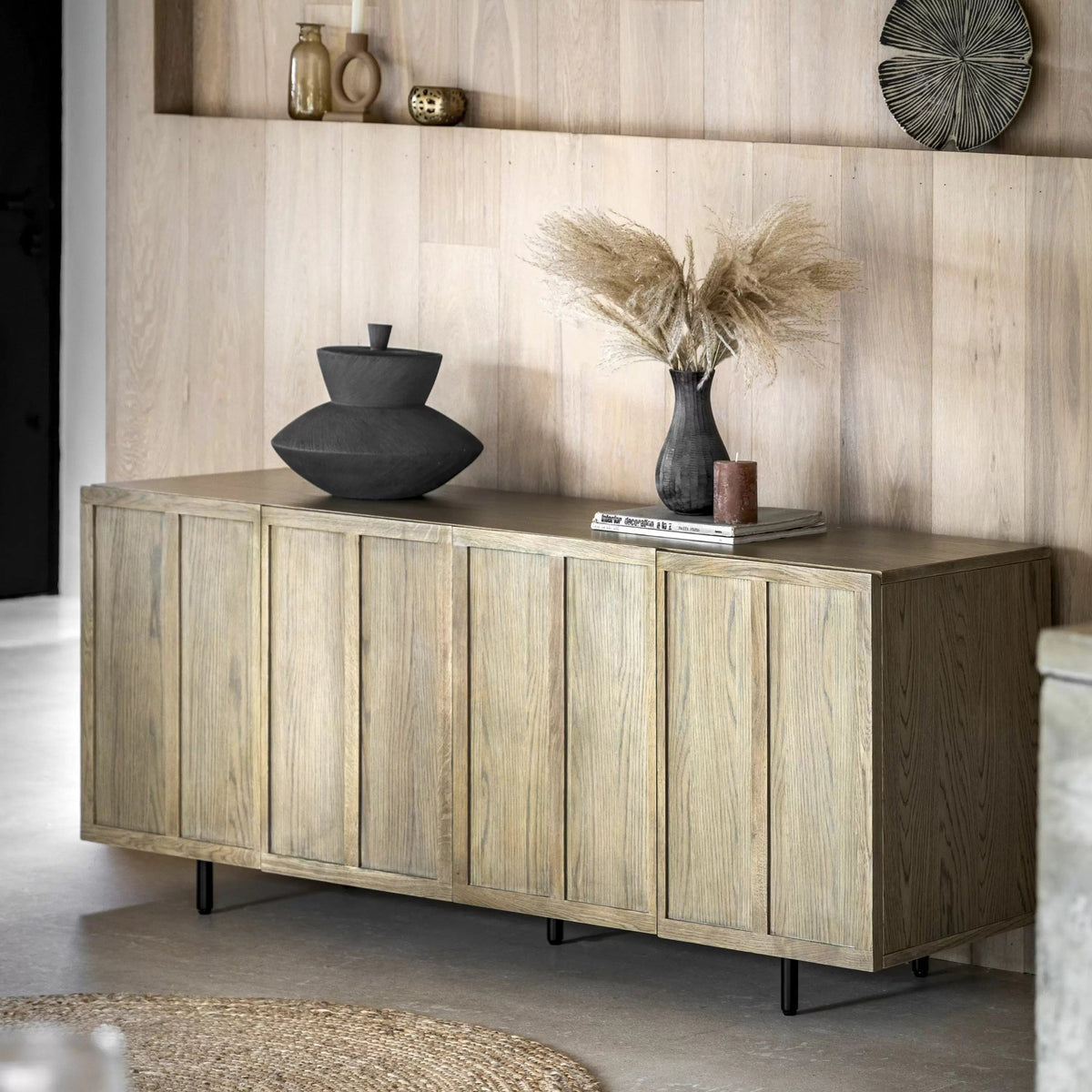 Rosemergy 4 Door Sideboard 1664x450x700mm.