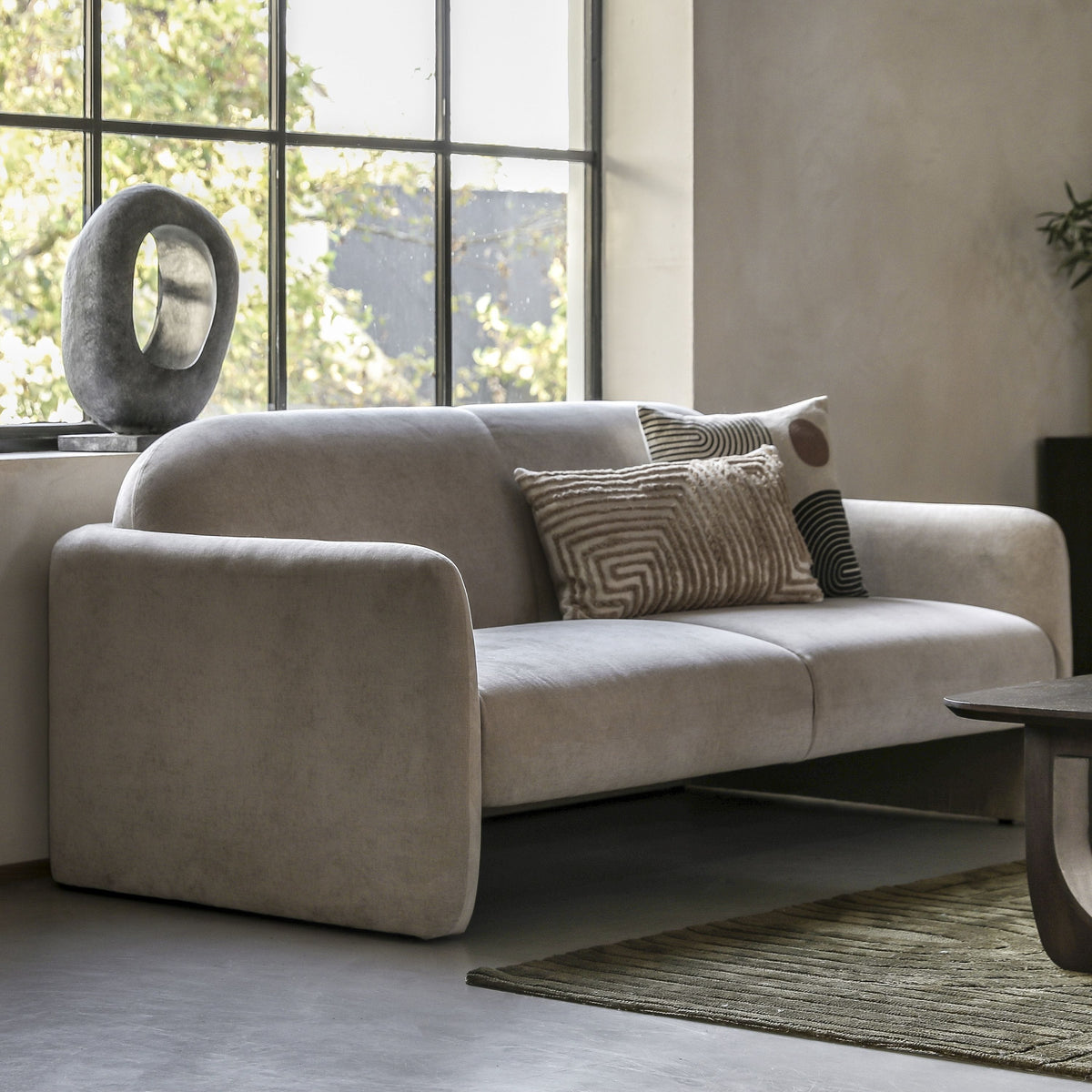 Todhills 3 Seater Sofa Cream.