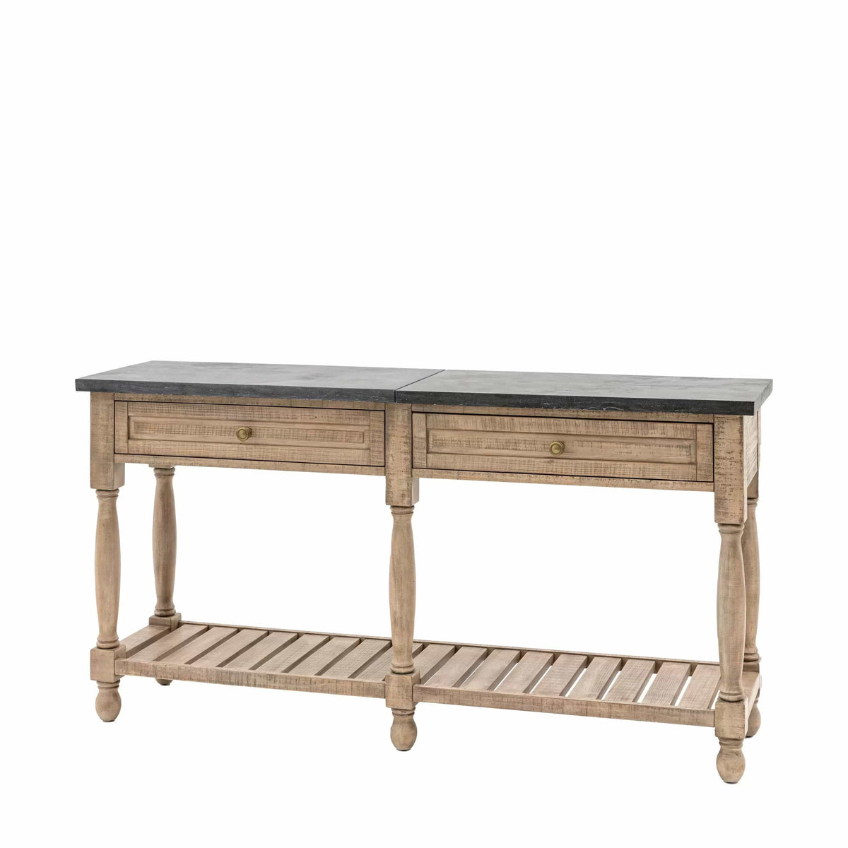 Wakefield 2 Drawer Console 1650x450x840mm.
