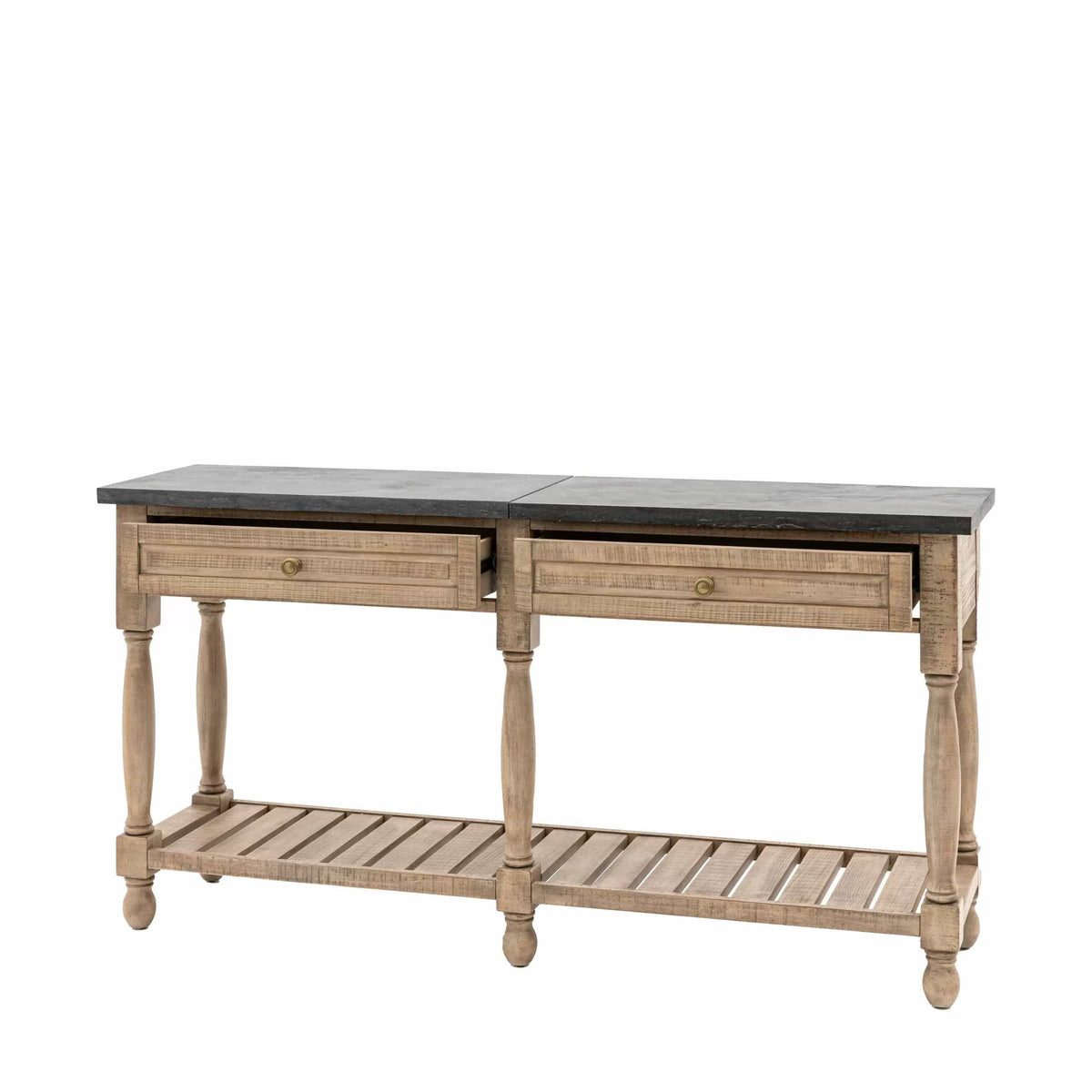 Wakefield 2 Drawer Console 1650x450x840mm.