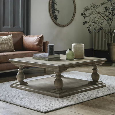 Bodhi Living Wakefield Square Coffee Table 1000x400x1000mm House of Isabella UK