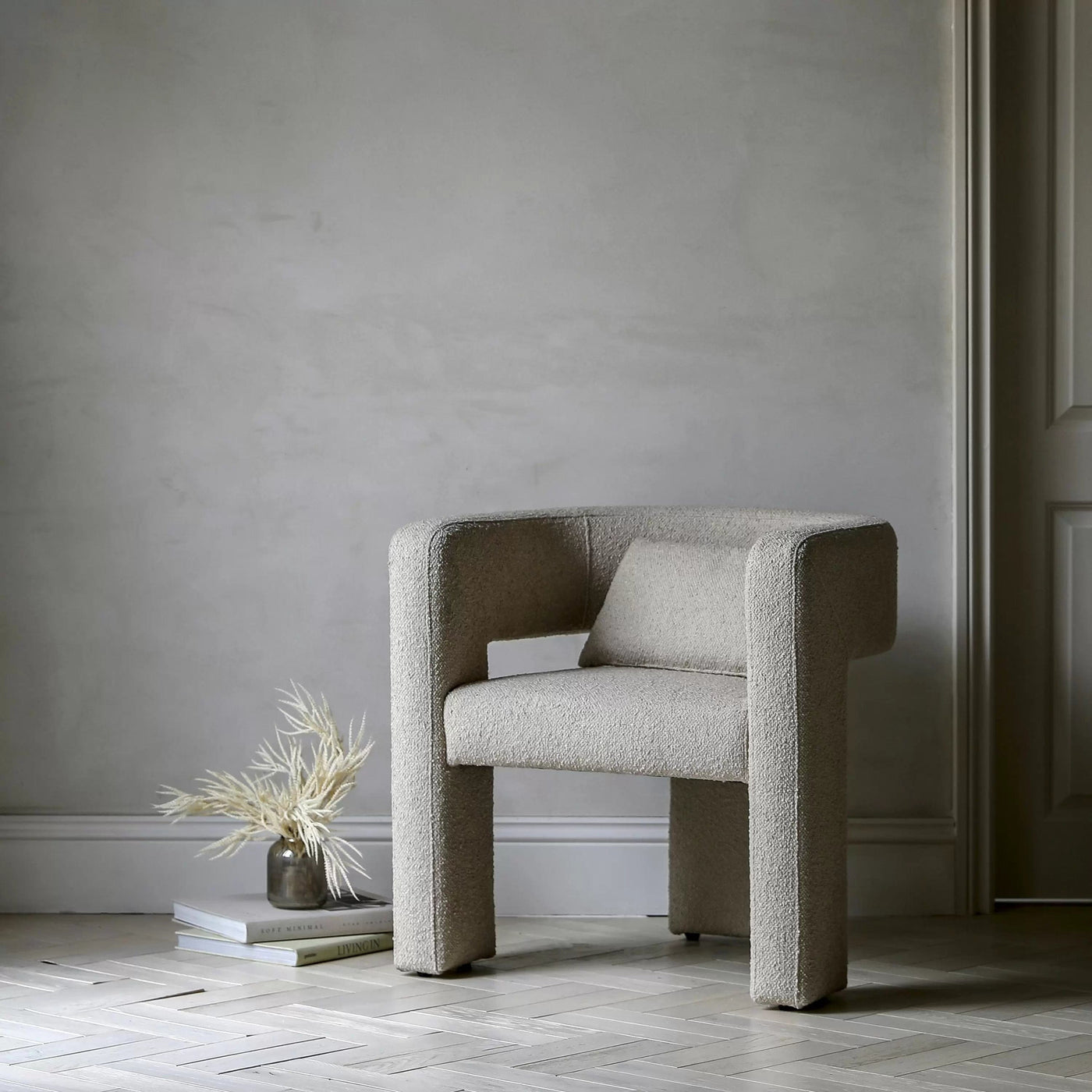 Bodhi Living Welton Armchair Taupe House of Isabella UK