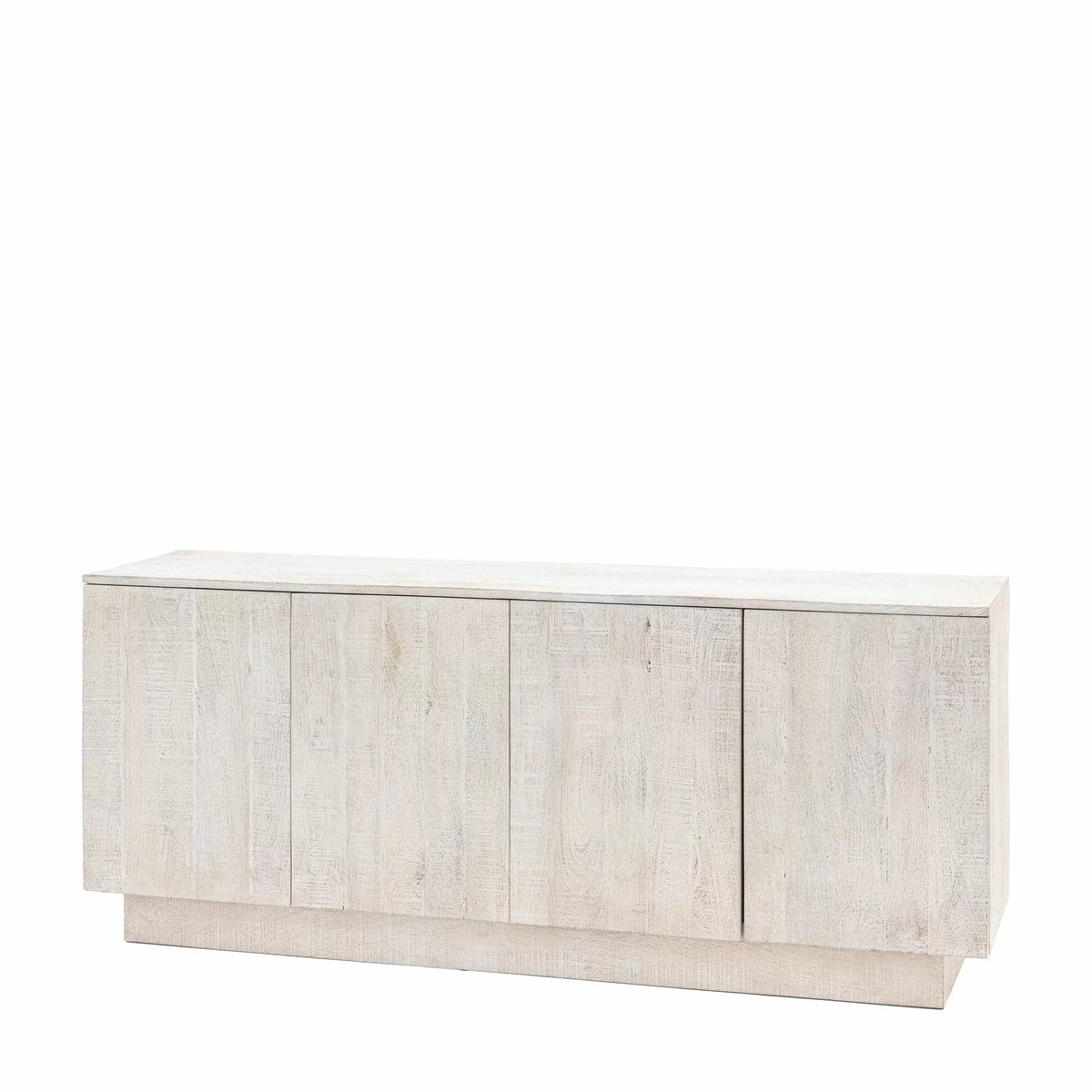 Wolsty 4 Door Sideboard Whitewash 1700x450x700mm.