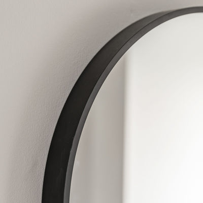 Bodhi Mirrors Boswyn Oval Black Mirror - Small House of Isabella UK