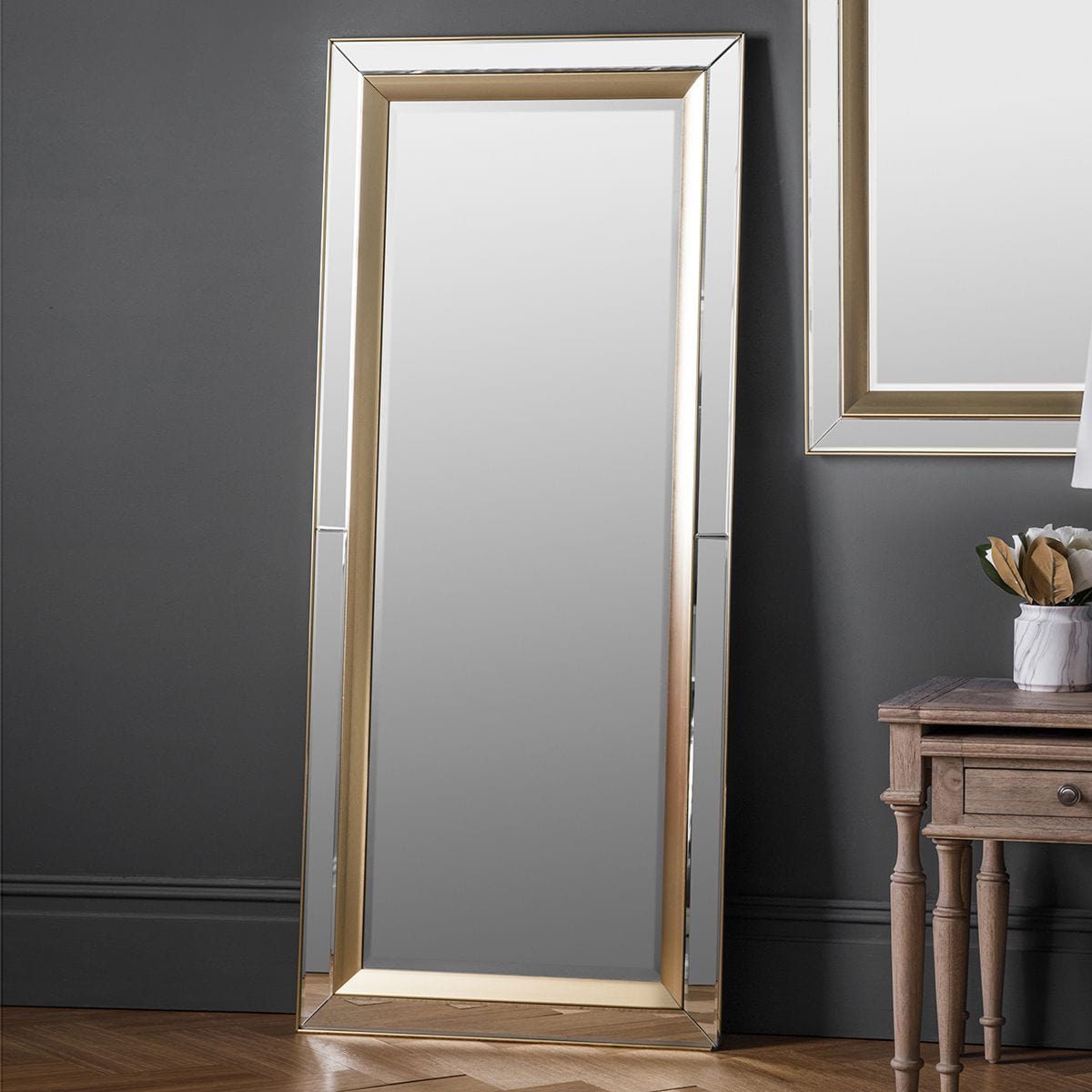 Bodhi Mirrors Erney Leaner Mirror W690 x D30 x H1580mm House of Isabella UK