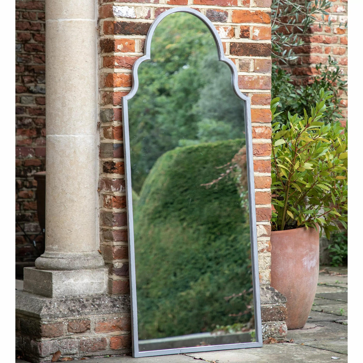 Harraby Outdoor Mirror Vintage Grey.