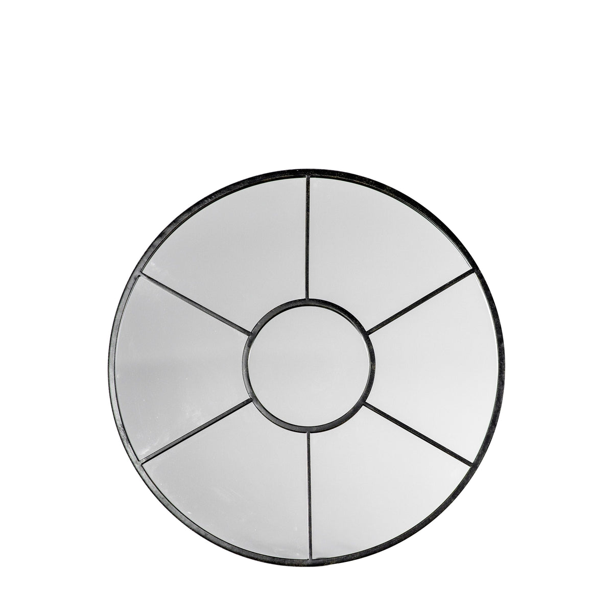 Heamoor Round Mirror Black.