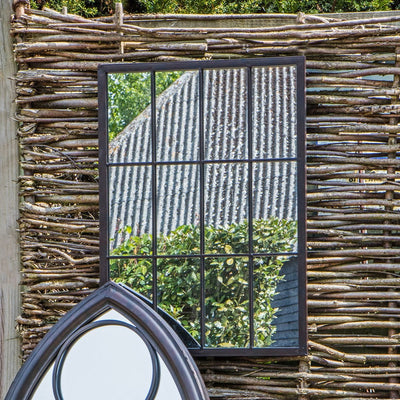 Bodhi Mirrors Holmbush Outdoor Mirror Black House of Isabella UK