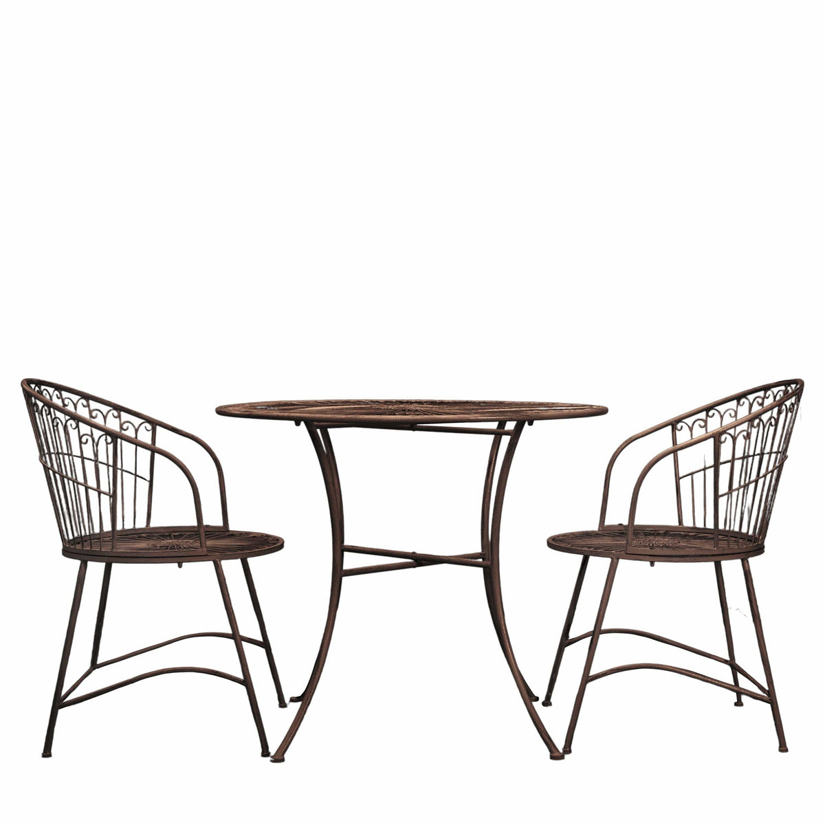Gawcott 2 Seater Bistro Set - Noir.