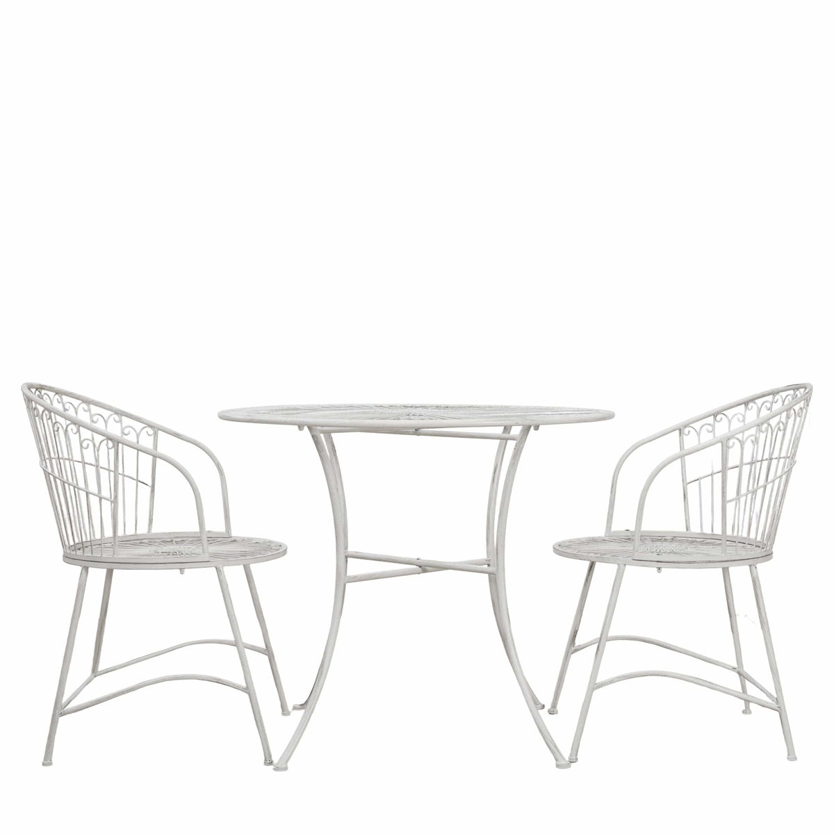 Gawcott 2 Seater Bistro Set - Vanilla.