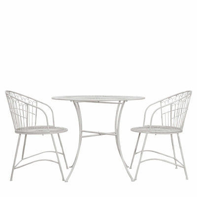 Bodhi Outdoors Gawcott 2 Seater Bistro Set - Vanilla House of Isabella UK