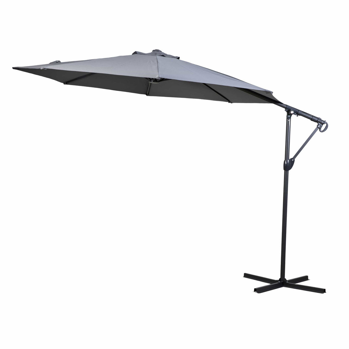 Heelands 3m Cantilever Parasol Grey.