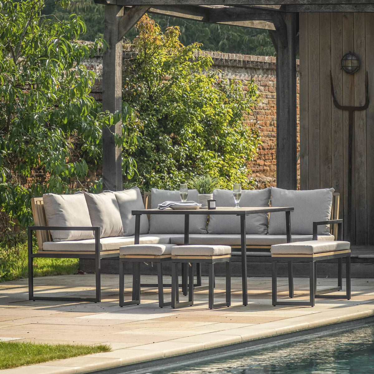 Naples Corner Dining Set.