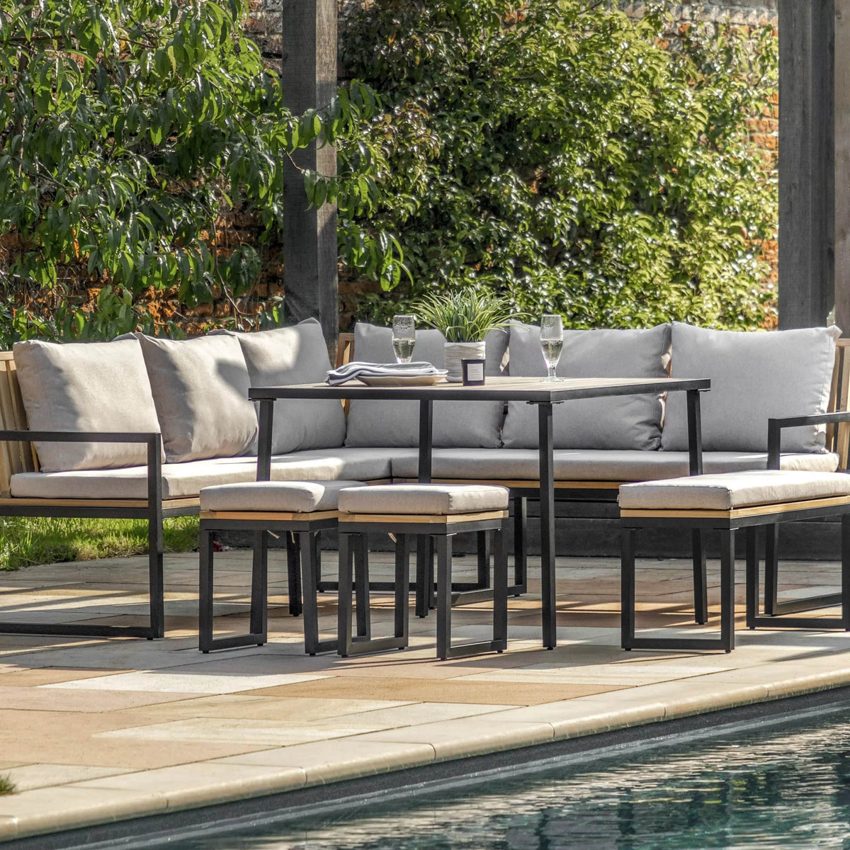 Naples Corner Dining Set.