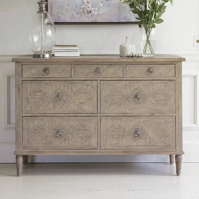 Bodhi Sleeping Dunbar 7 Drawer Chest House of Isabella UK