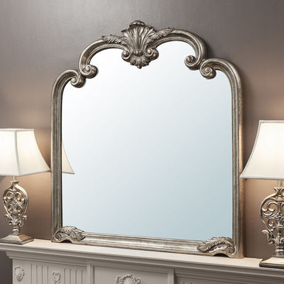 Bodhi Sleeping Edinburgh Mirror Silver 41" x 45" House of Isabella UK