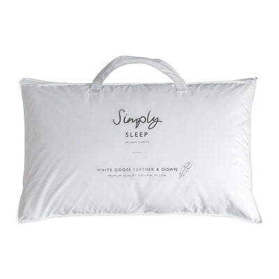 Bodhi Sleeping Grangesands Sleep White Goose Feather & Down Pillow House of Isabella UK