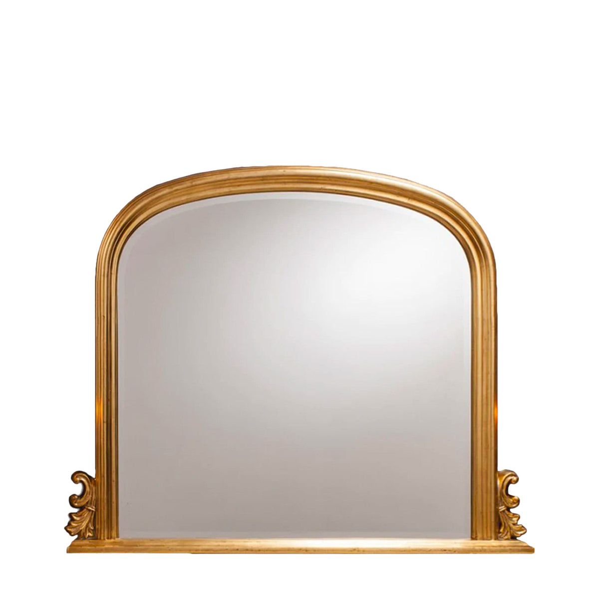 Hare Gold Overmantle Mirror 47"x37".