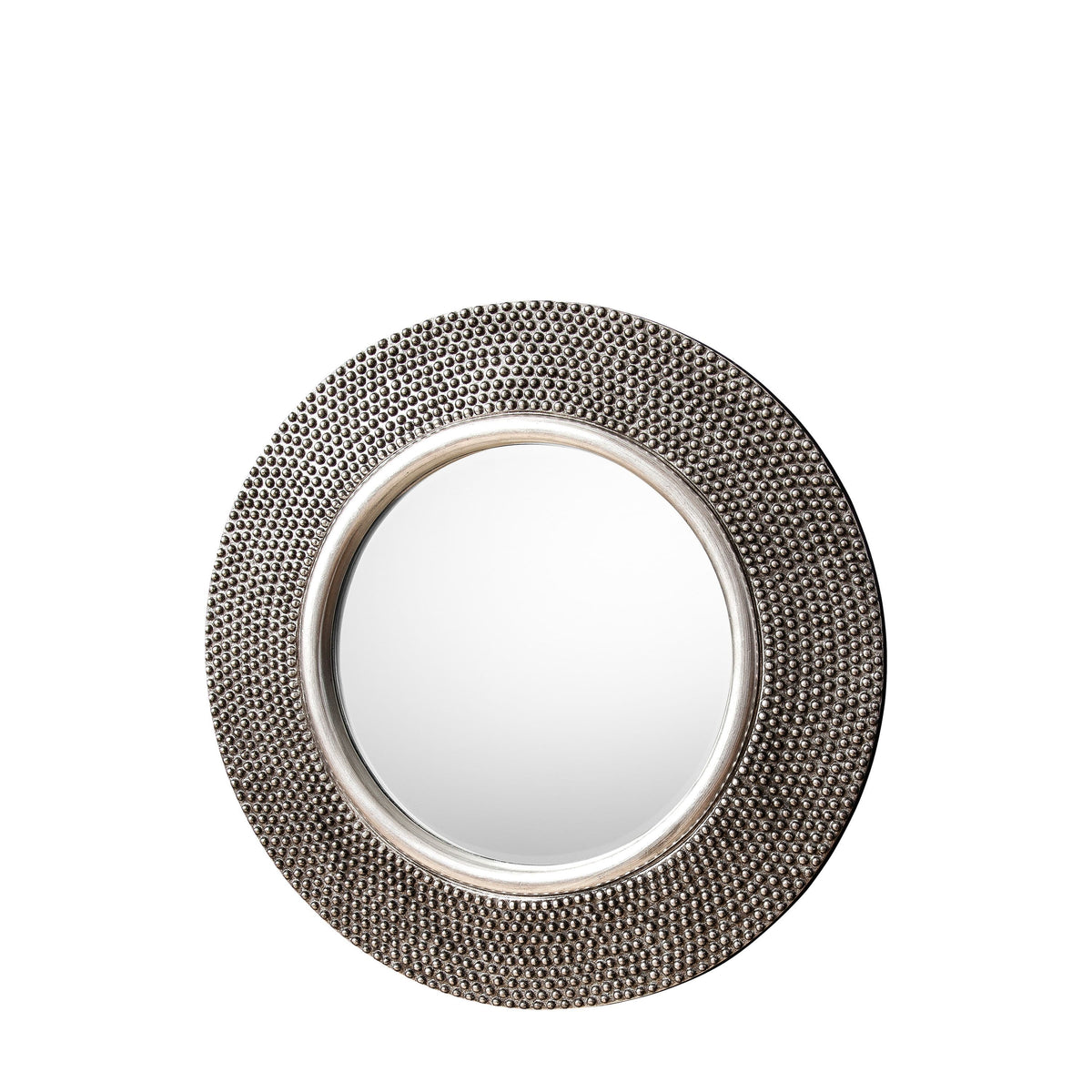 Hill Round Mirror Raised Bobble Finish 31.5".
