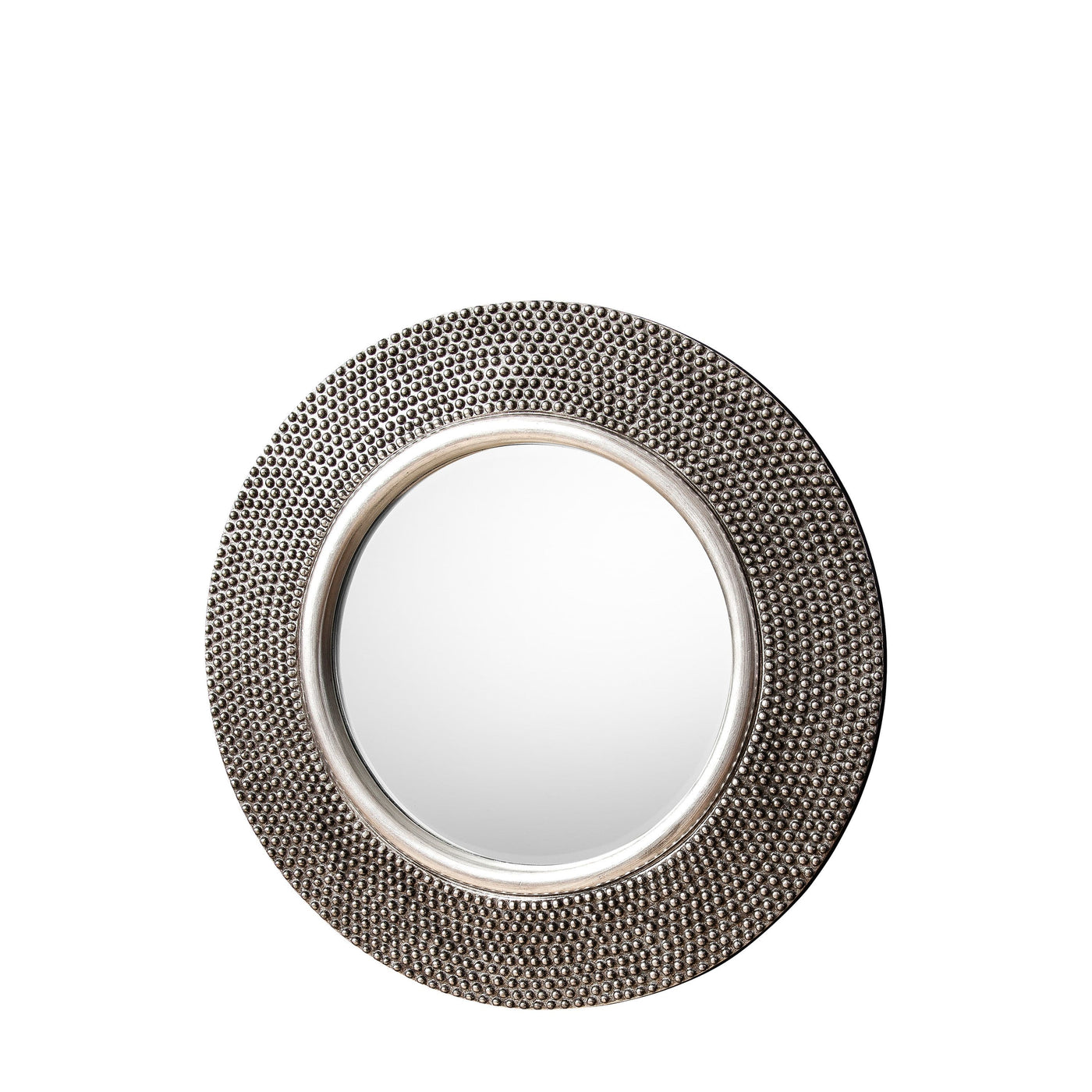 Bodhi Sleeping Hill Round Mirror Raised Bobble Finish 31.5" House of Isabella UK