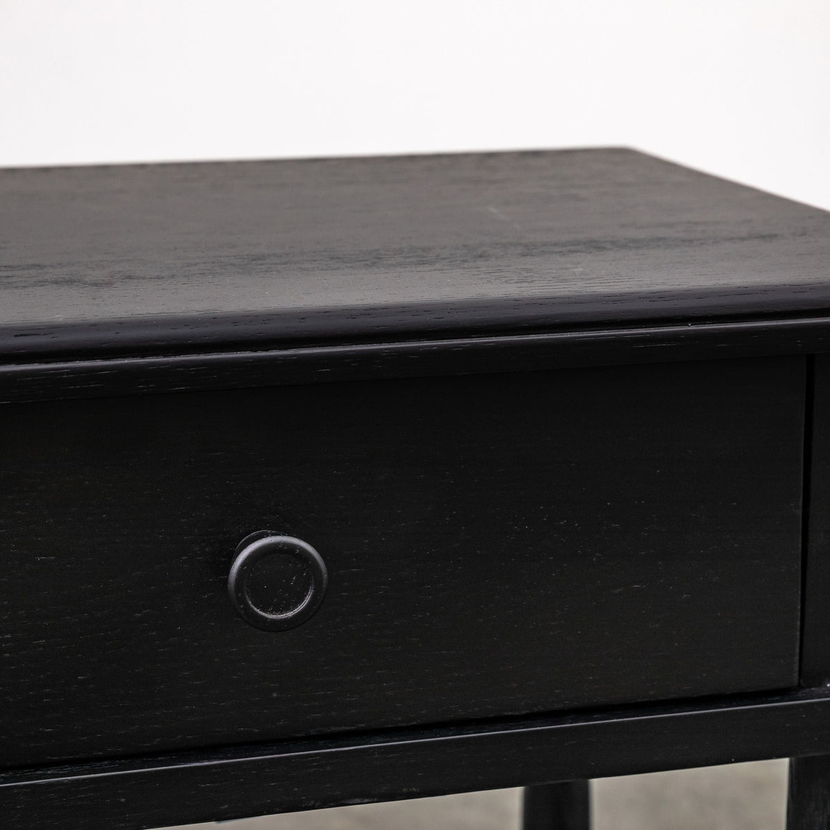 Holbeach 1 Drawer Bedside Black.