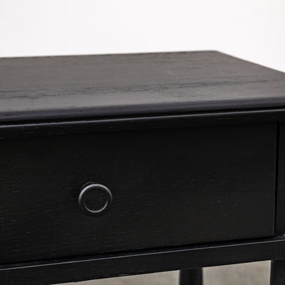 Bodhi Sleeping Holbeach 1 Drawer Bedside Black House of Isabella UK