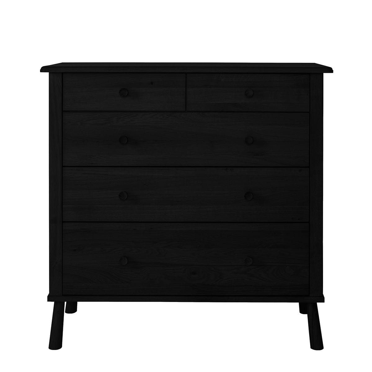 Bodhi Sleeping Holbeach 5 Drawer Chest Black House of Isabella UK